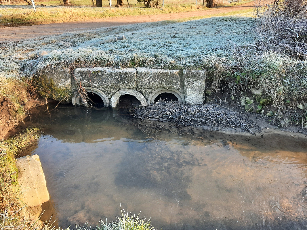 Ruisseau d'Hubietsaut - avant travaux