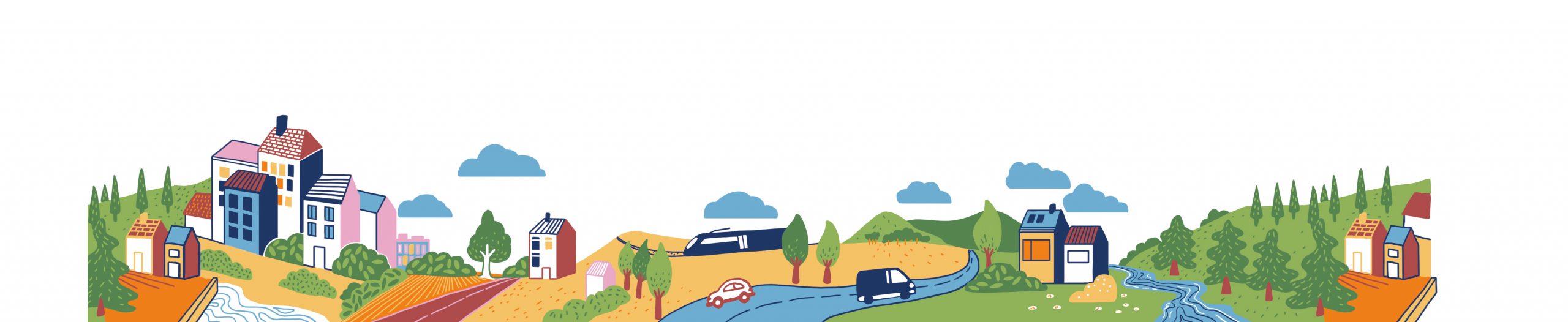 frise présentant les activités du gérontopôle de la Province de Namur