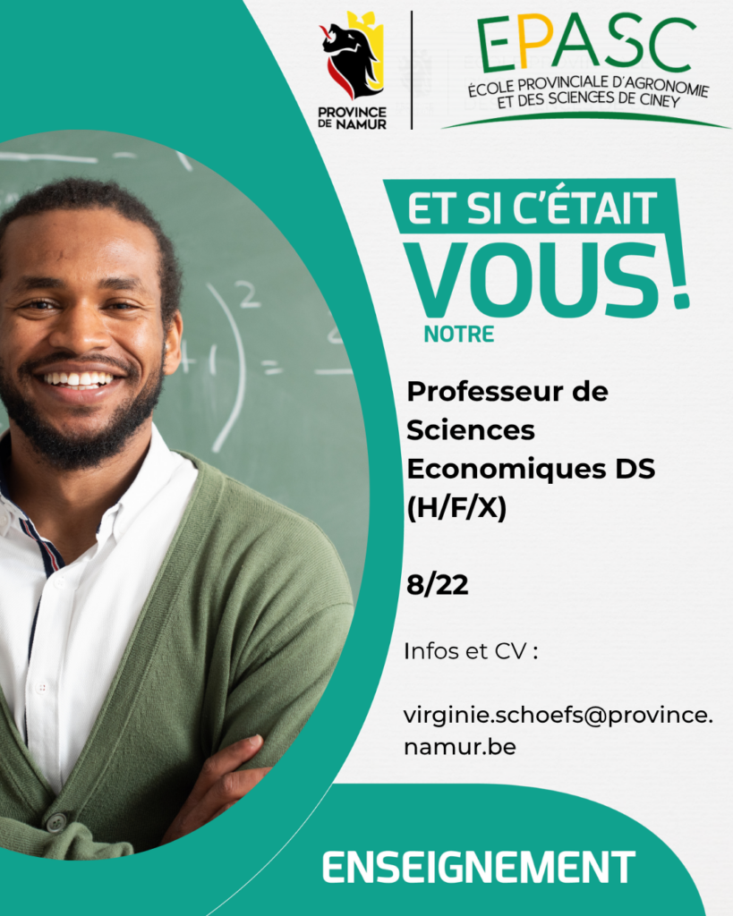 Professeur de sciences économiques DS (h/f/x) – 8/22